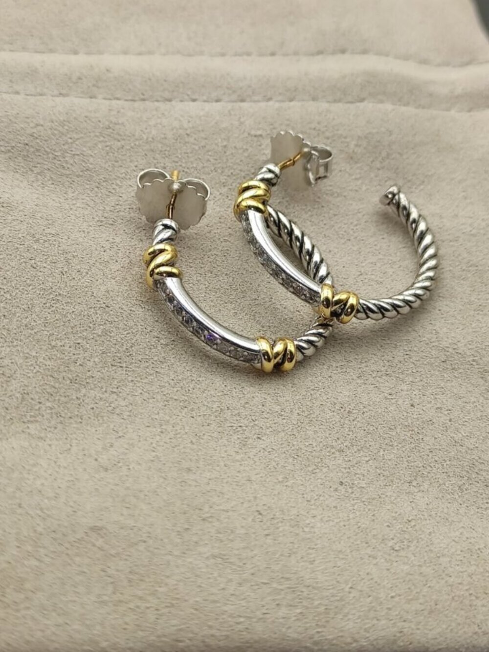 David Yurman classic Earrings - Picture 3 of 5